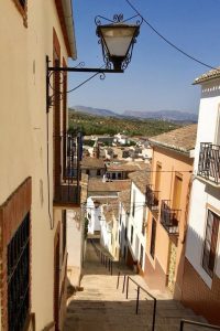 Una vista de un pueblo andaluz. 